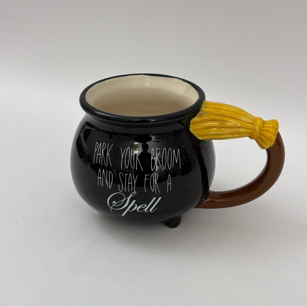 Park Your Broom and Stay for a Spell Mug